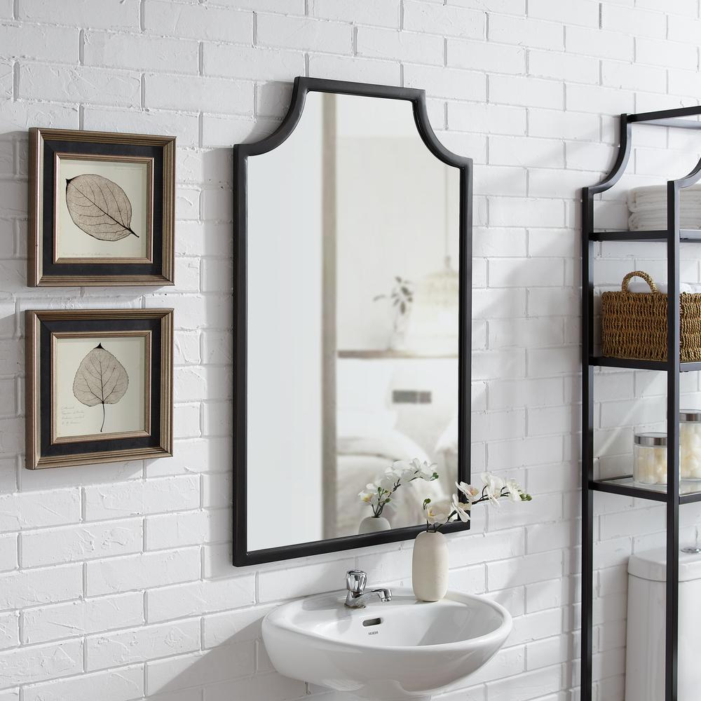 Aimee Bath Mirror - Oil Rubbed Bronze, Modern Design for Any Room