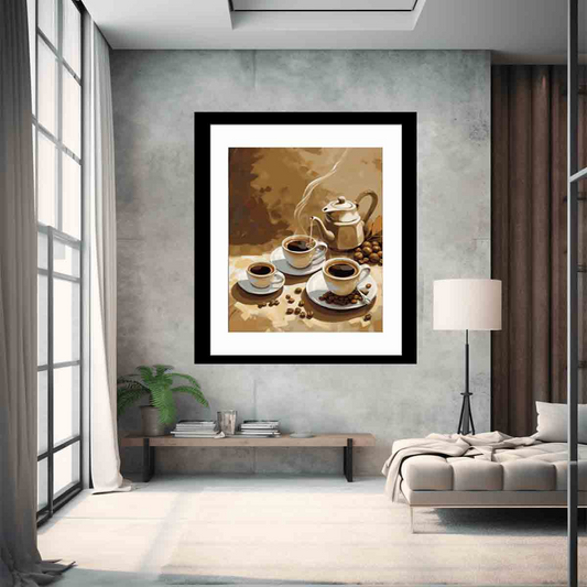 Coffee Framed Print - Premium Artwork for Coffee Lovers