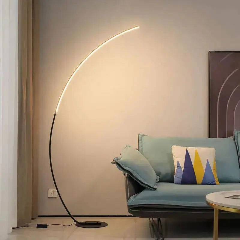 Kumo Arched LED Floor Lamp - Modern Elegance Perfect for Home & Office Spaces