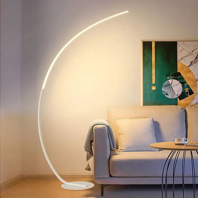 Kumo Arched LED Floor Lamp - Modern Elegance Perfect for Home & Office Spaces