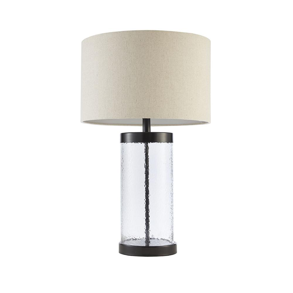 The CESAR Lamp - Hampton Hill Macon Table Lamp - Elegantly Designed with Painted Bronze Metal and Clear Glass Base