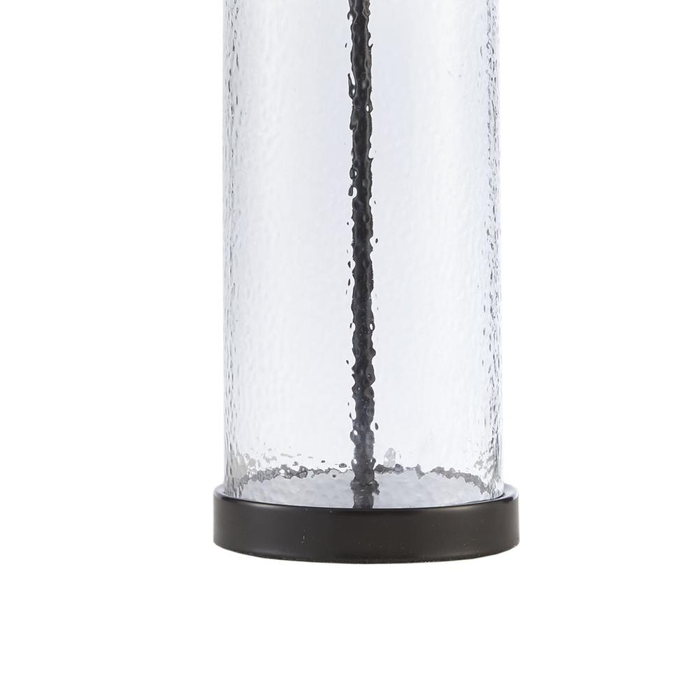 The CESAR Lamp - Hampton Hill Macon Table Lamp - Elegantly Designed with Painted Bronze Metal and Clear Glass Base